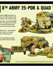 Warlord Games Bolt Action: British 8th Army 25 Pdr & Quad tractor