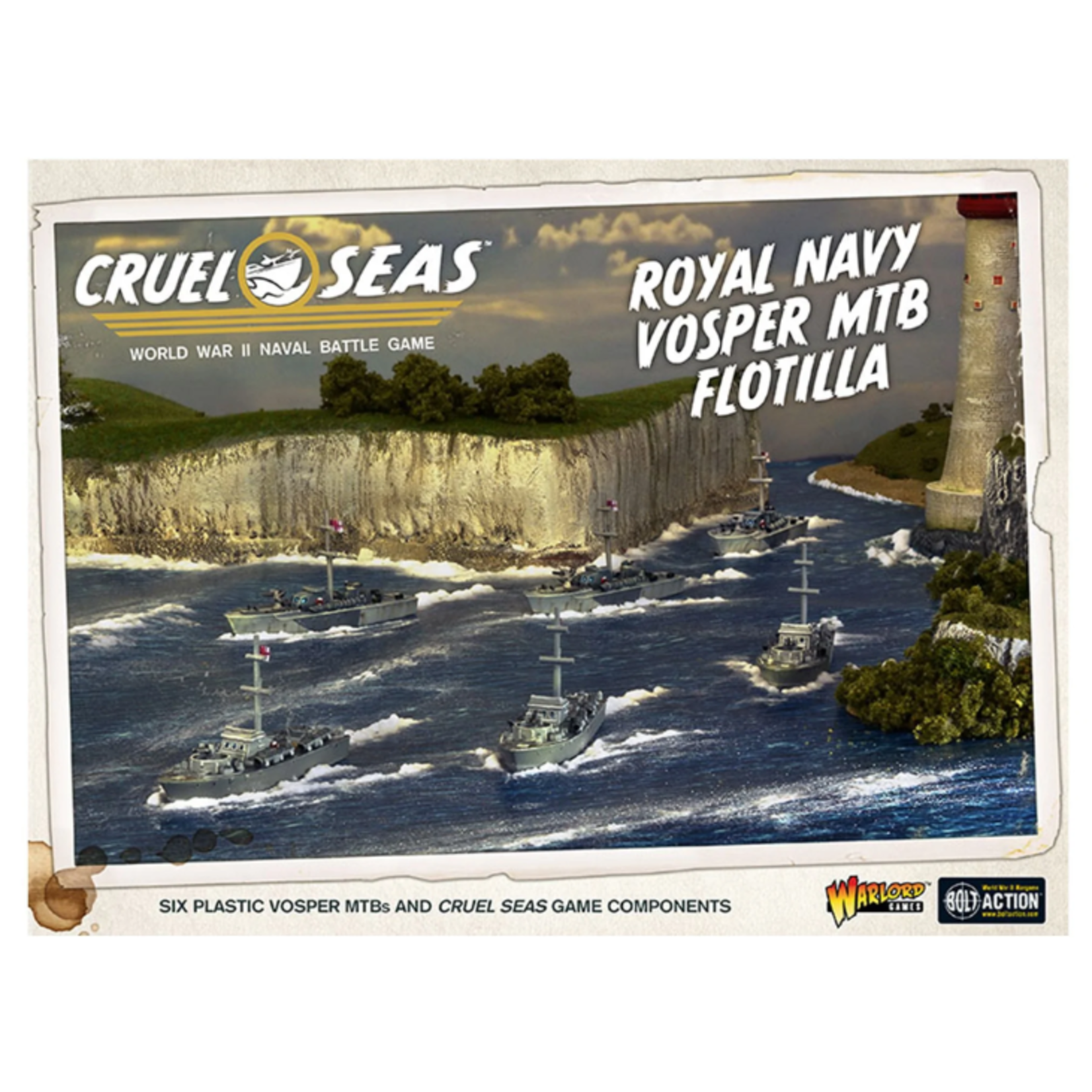 Warlord Games Cruel Seas: Royal Navy Vosper MTB Flotilla