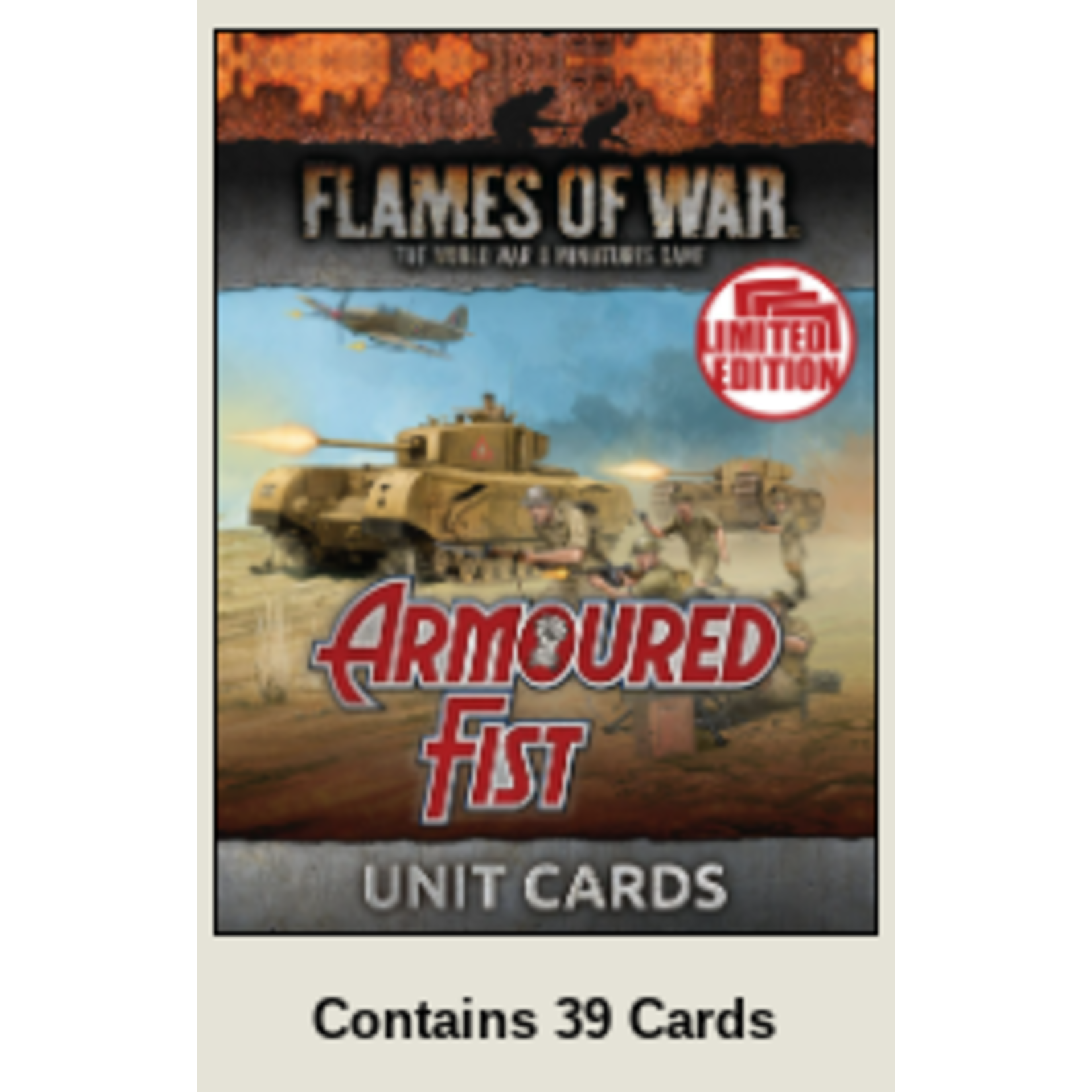 Flames of War Flames of War: British: Armoured Fist Unit Cards