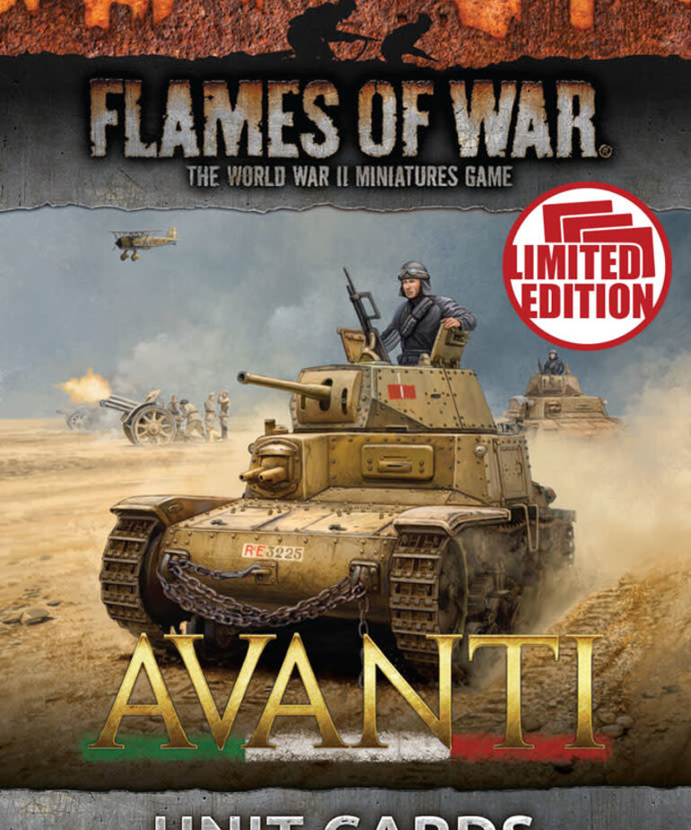 Flames of War Flames of War: Italian: Avanti Unit Cards