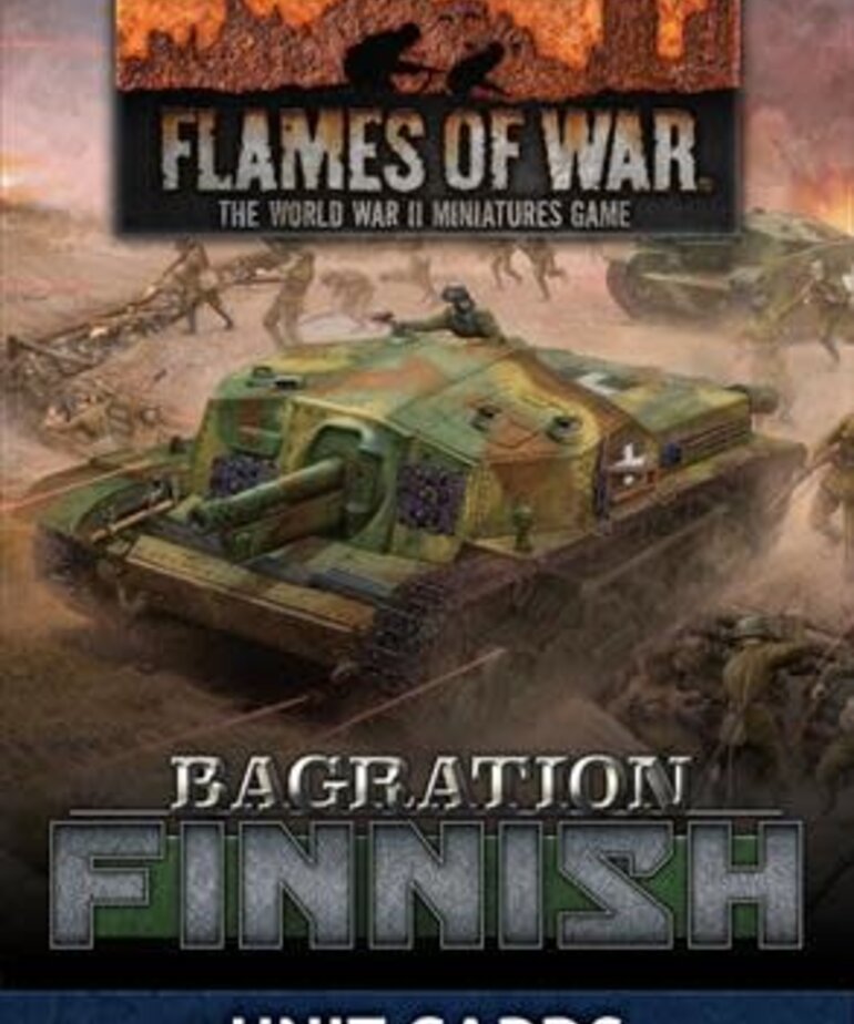 Flames of War Flames of War: Axis Allies: Bagration: Finnish Unit Cards
