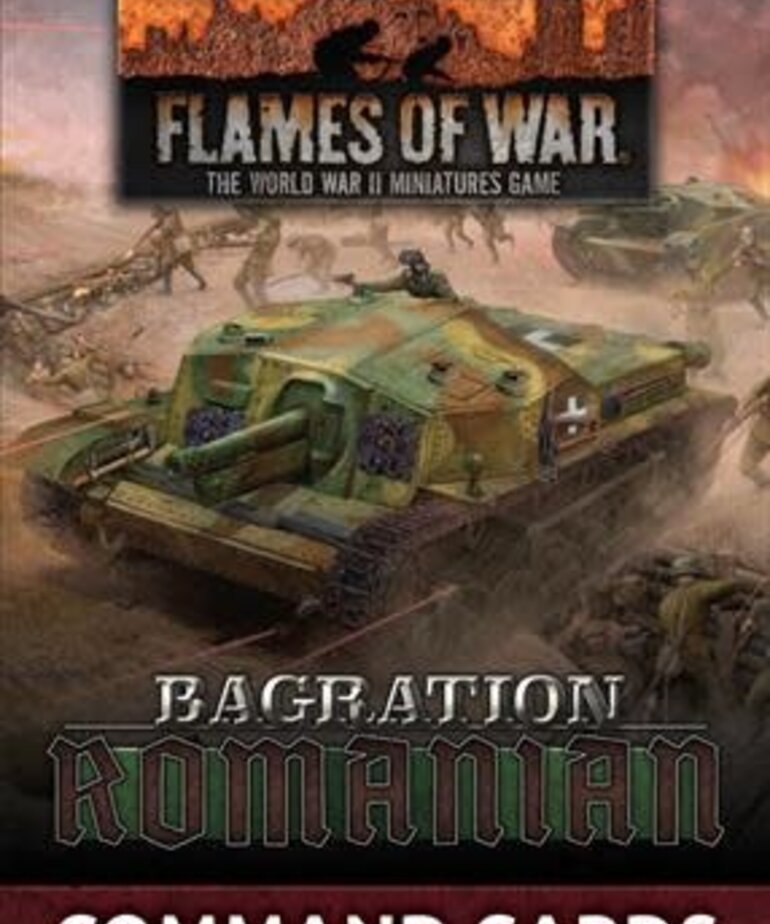Flames of War Flames of War: Axis Allies: Bagration: Romanian Command Cards