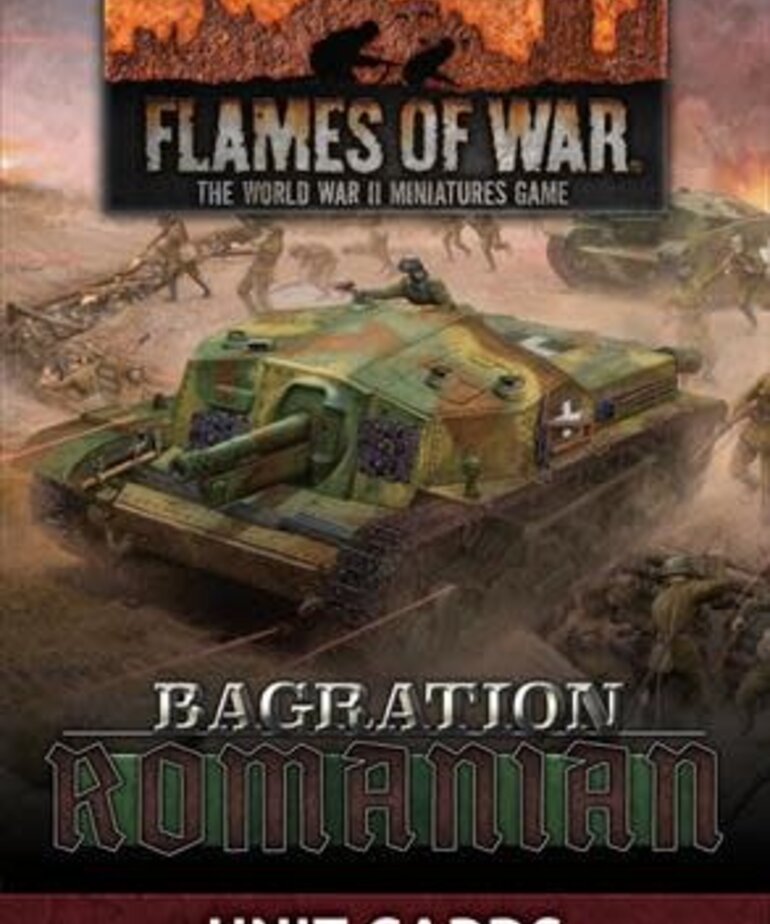 Flames of War Flames of War: Axis Allies: Bagration: Romanian Unit Cards