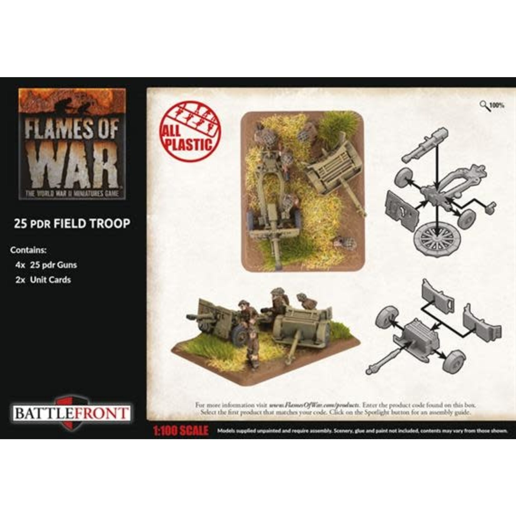 Flames of War Flames of War: British: 25 PDR Field Troop