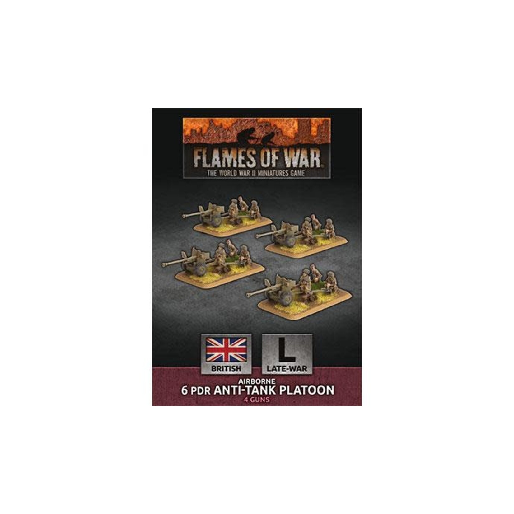 Flames of War Flames of War: British: Airborne 6 PDR Anti-Tank Platoon