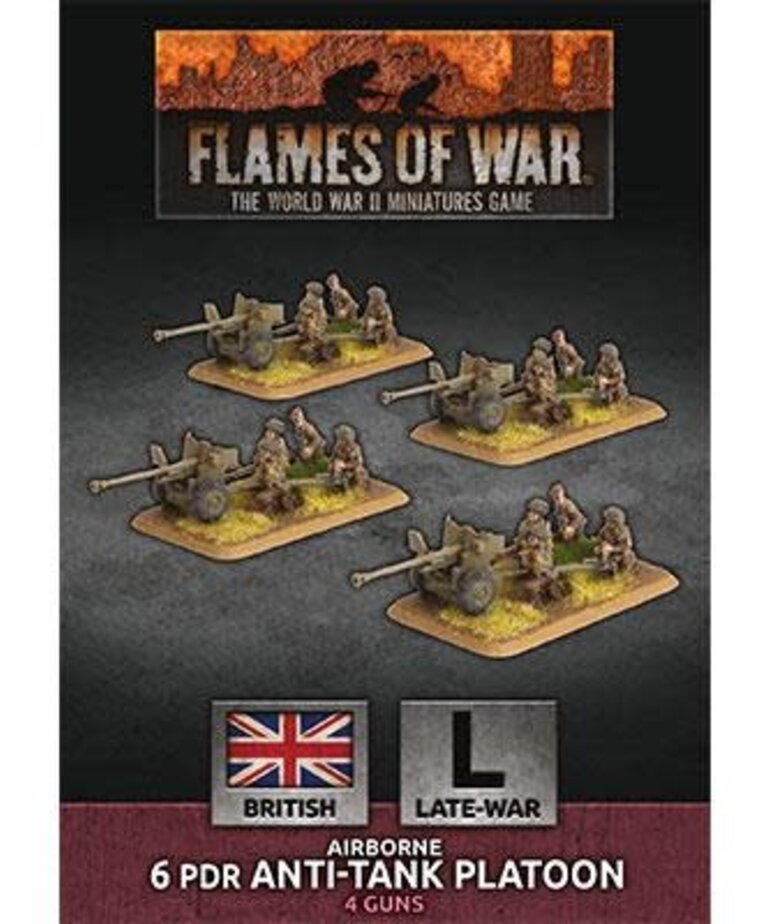 Flames of War Flames of War: British: Airborne 6 PDR Anti-Tank Platoon