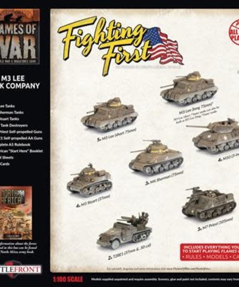 Flames of War Flames of War: American: M3 Lee Tank Company