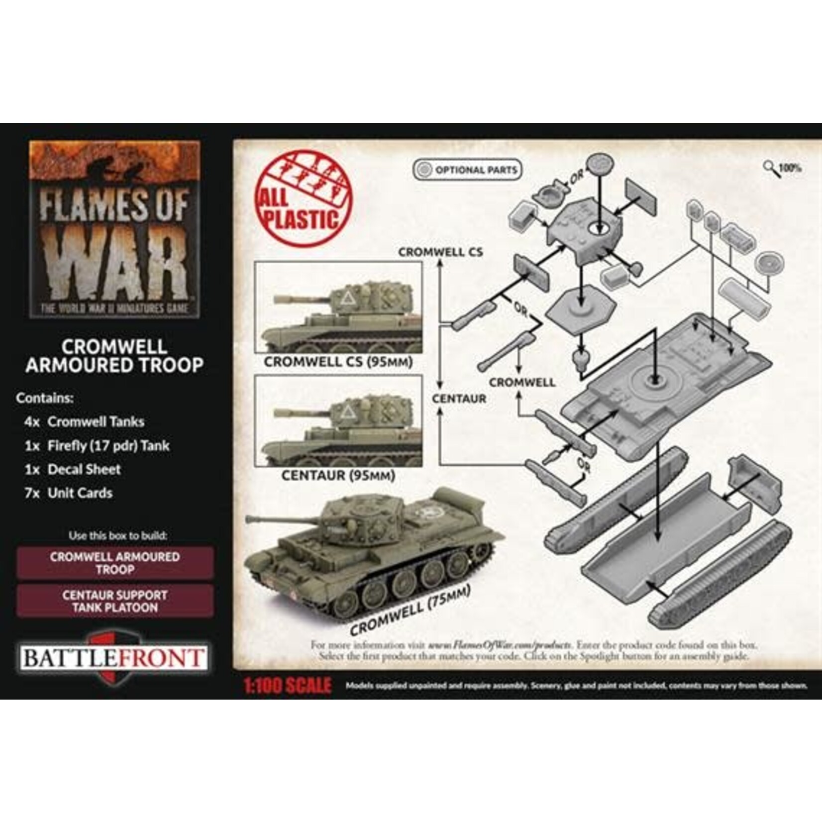 Flames of War Flames of War British Cromwell Armoured Troop