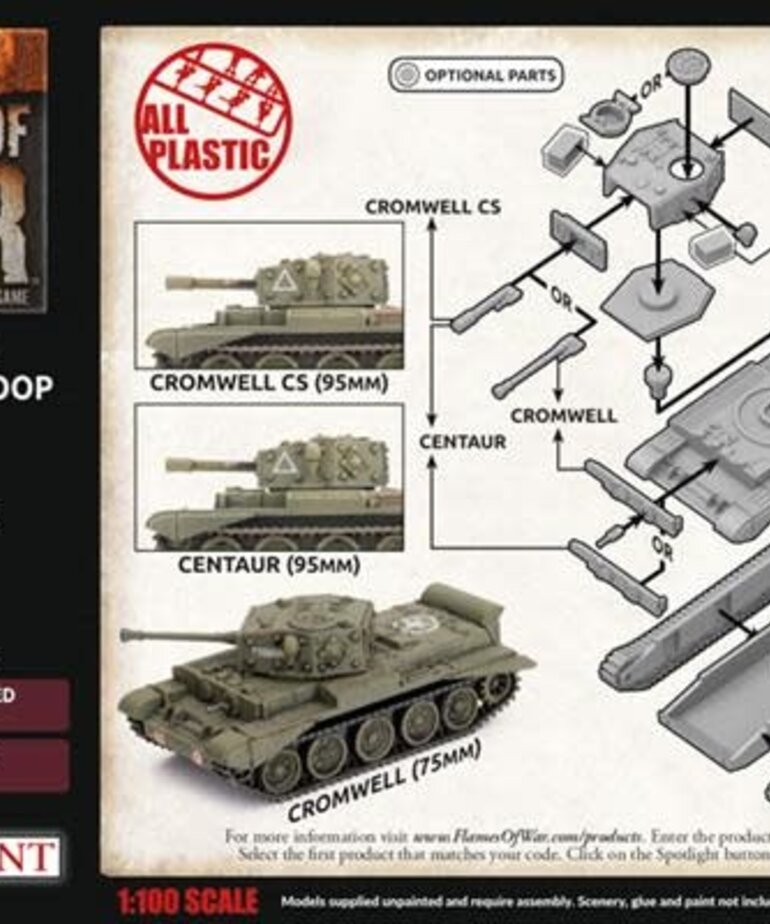 Flames of War Flames of War British Cromwell Armoured Troop