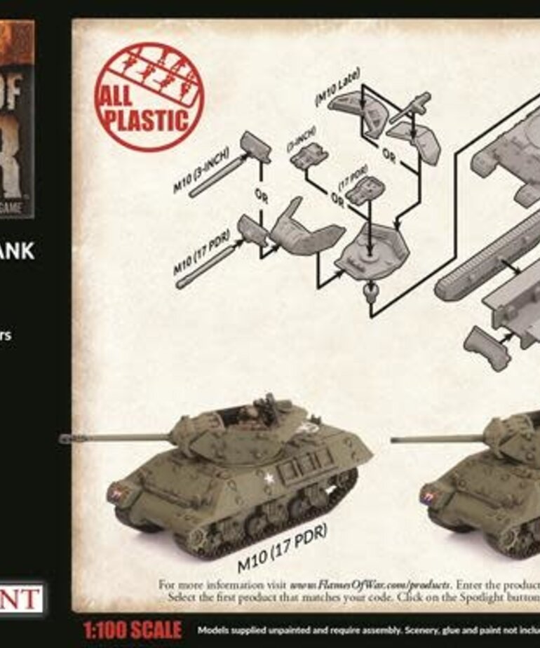 Flames of War Flames of War: British: M10 SP Anti-Tank Platoon