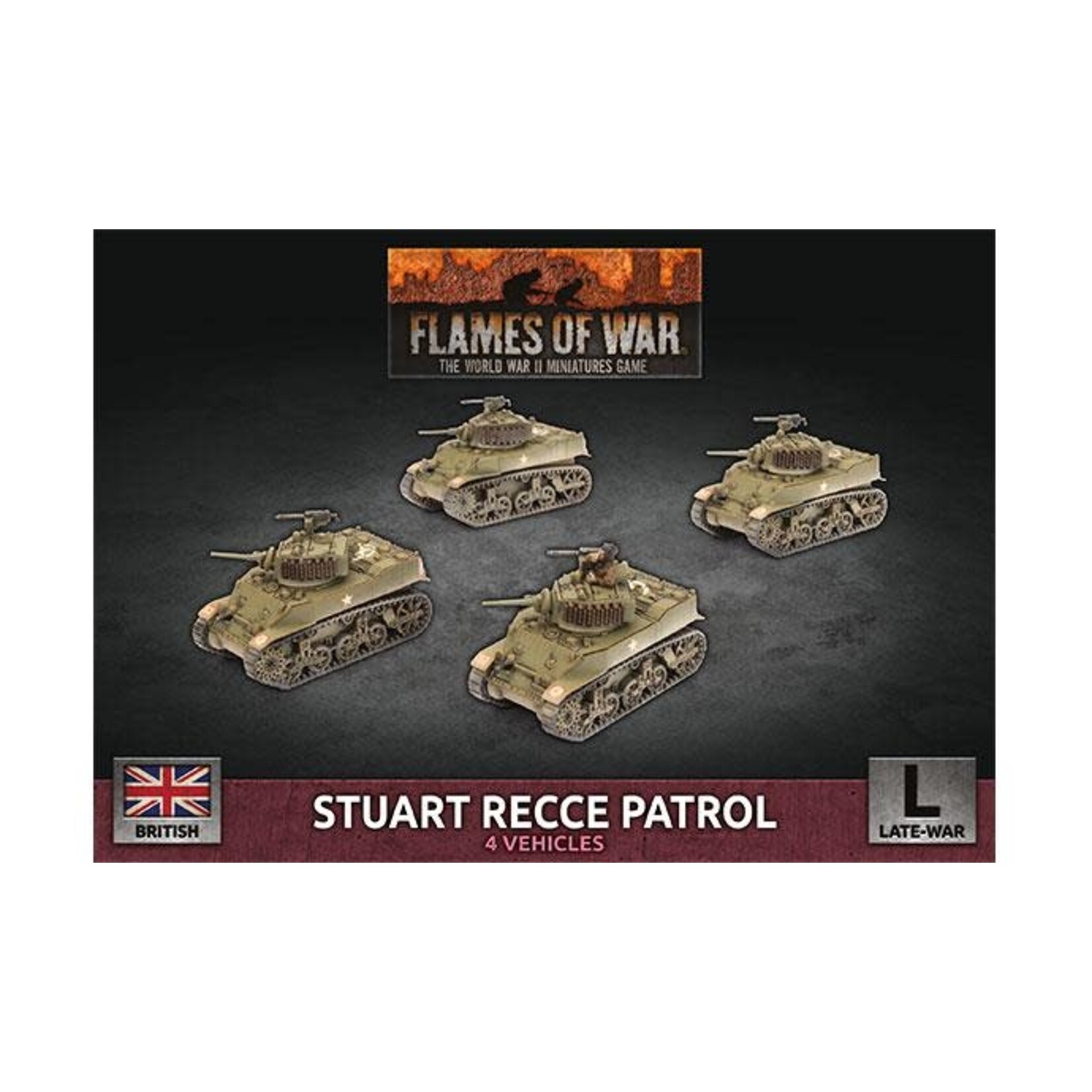 Flames of War Flames of War: British: Stuart Recce Patrol