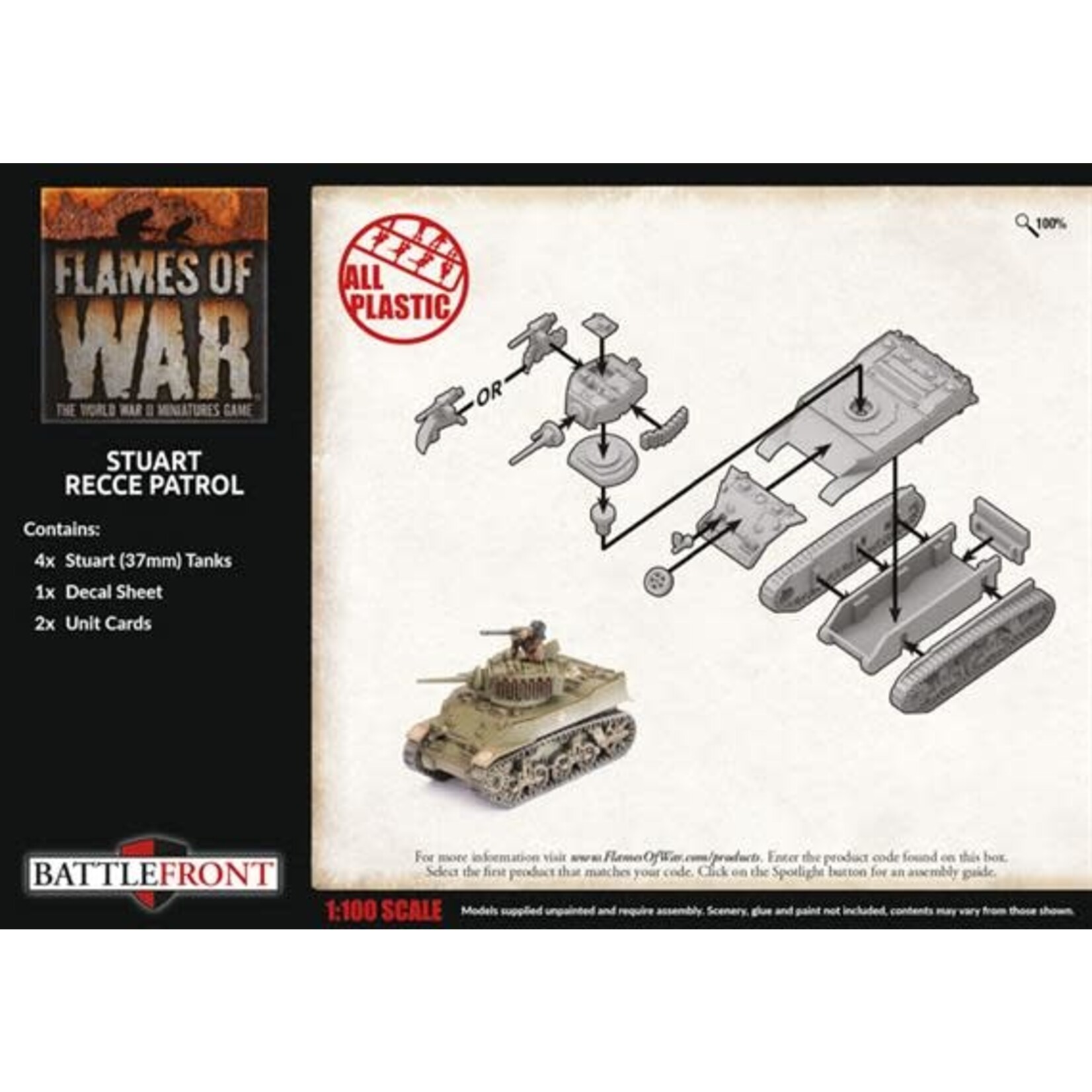 Flames of War Flames of War: British: Stuart Recce Patrol