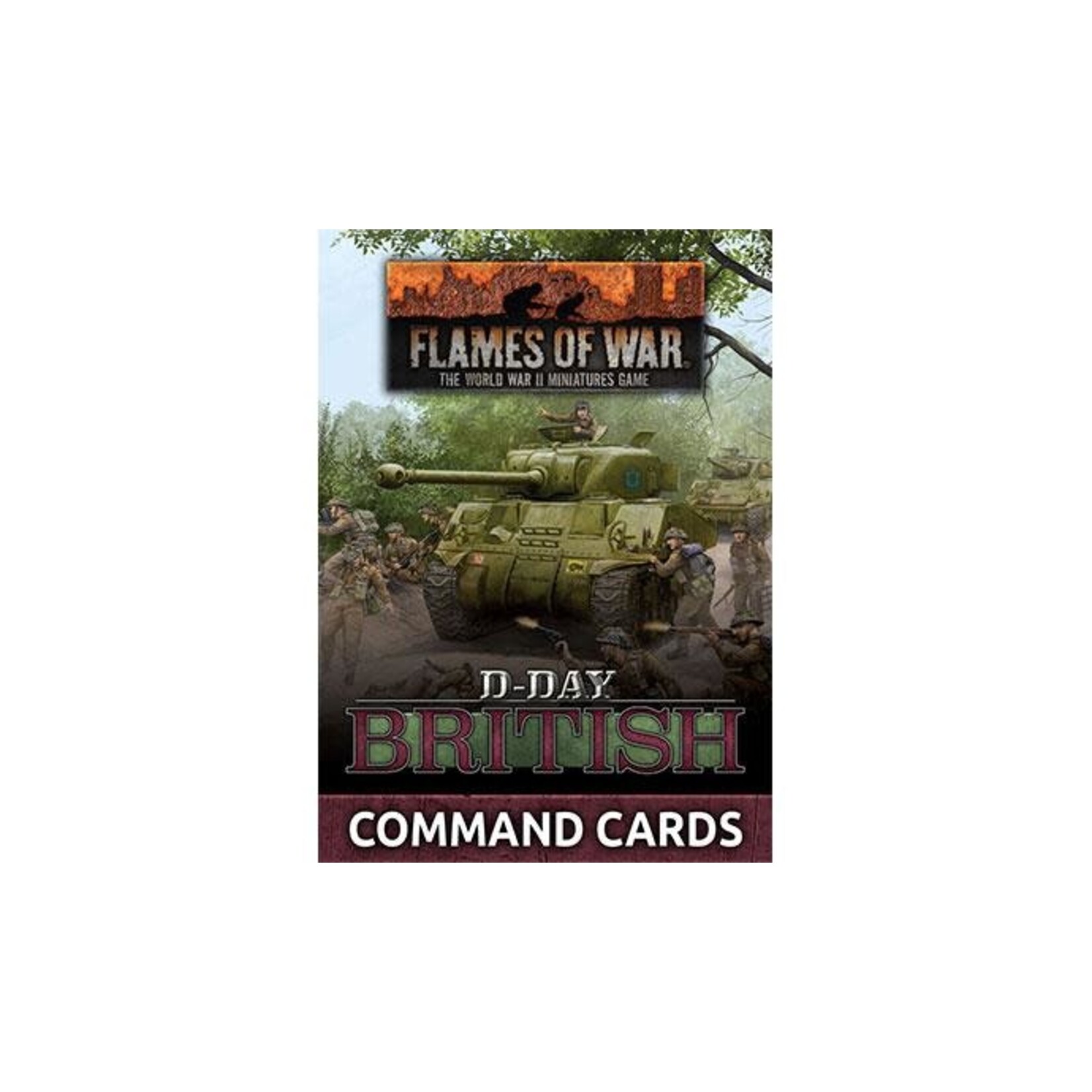 Flames of War Flames of War: British: D-Day Command Cards