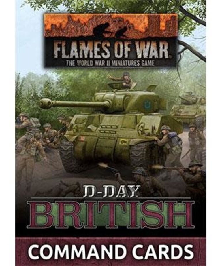 Flames of War Flames of War: British: D-Day Command Cards