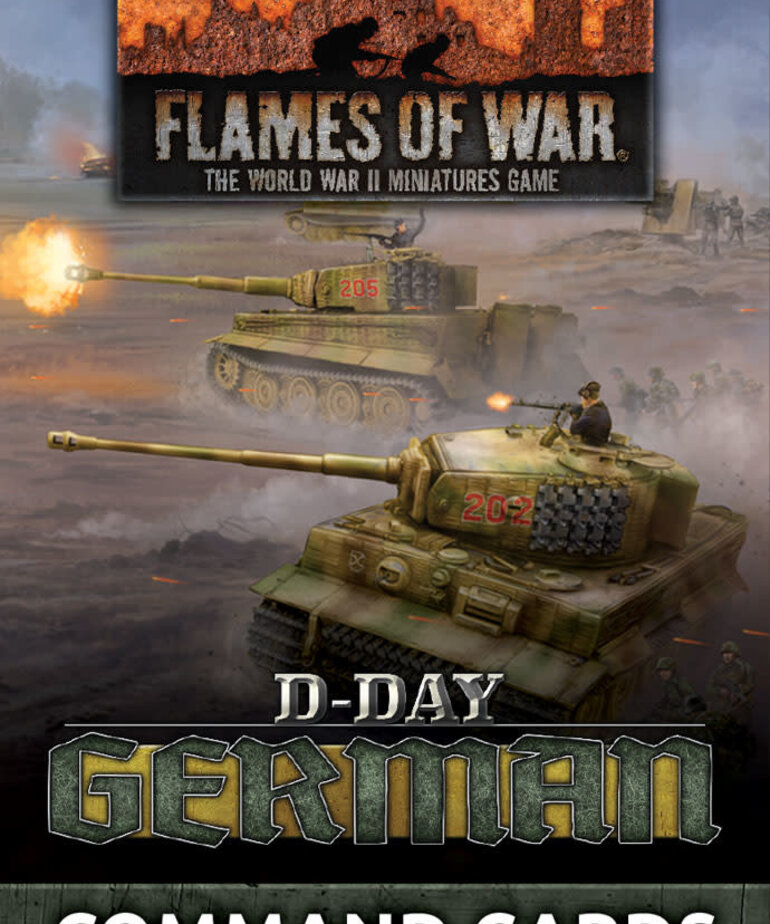 Flames of War Flames of War: German: D-Day Command Cards