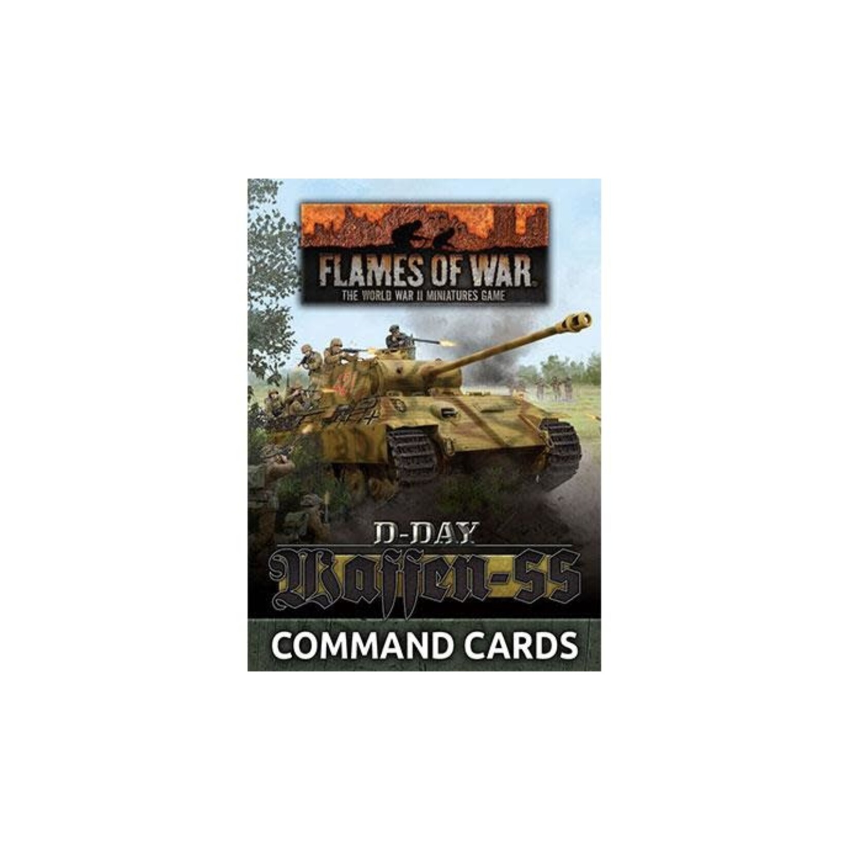 Flames of War Flames of War: German: D-Day Waffen SS Command Cards
