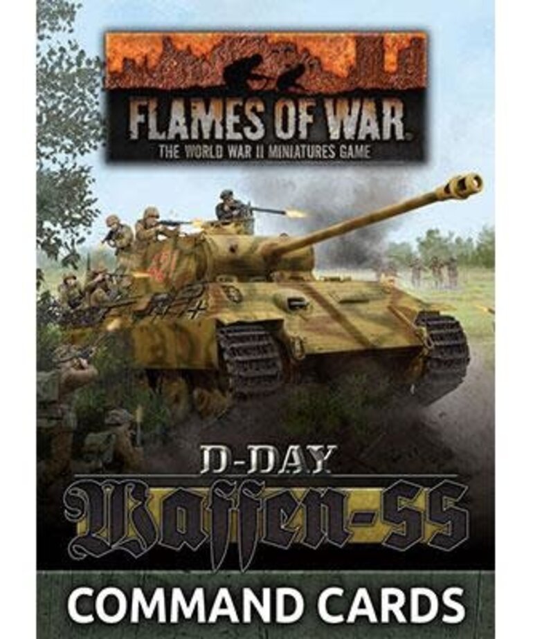 Flames of War Flames of War: German: D-Day Waffen SS Command Cards