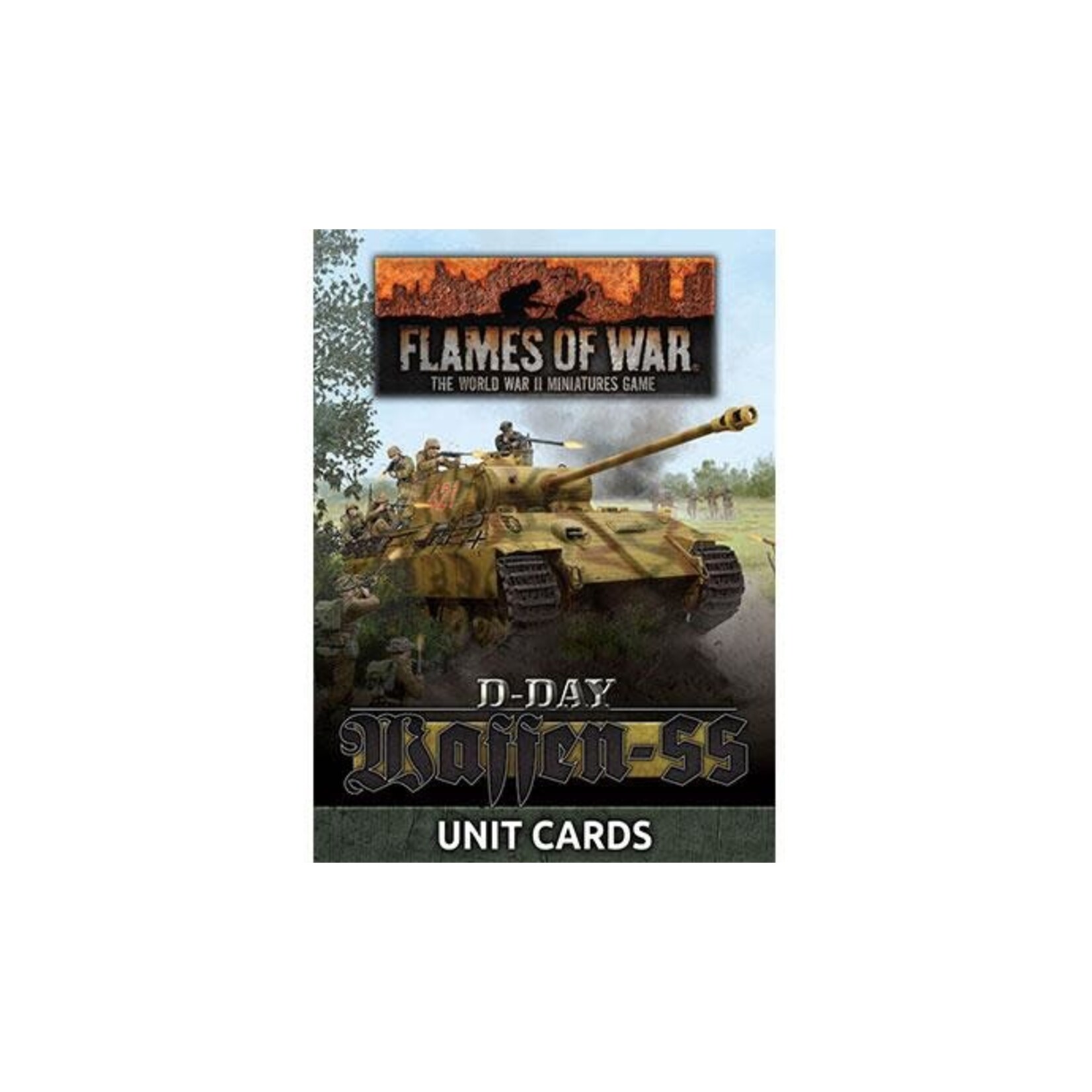 Flames of War Flames of War: German: D-Day Waffen SS Unit Cards