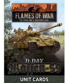 Flames of War Flames of War: German: D-Day Waffen SS Unit Cards