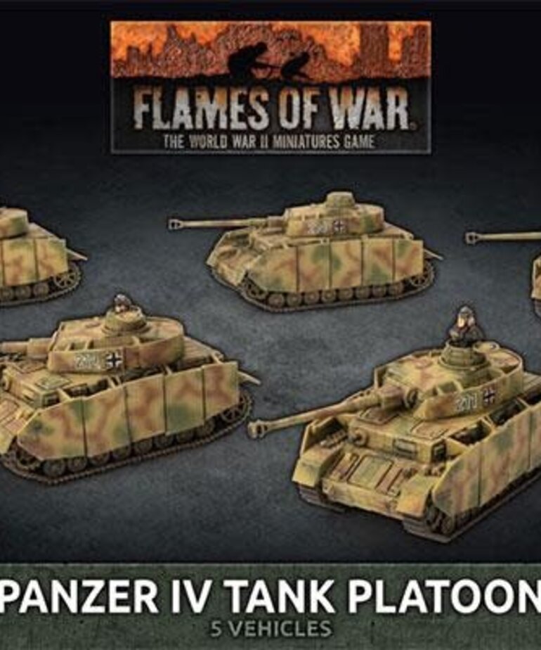 Flames of War Flames of War: German: Panzer IV Tank Platoon