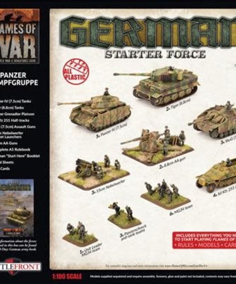 Flames of War Flames of War: German: Panzer Kampfgruppe