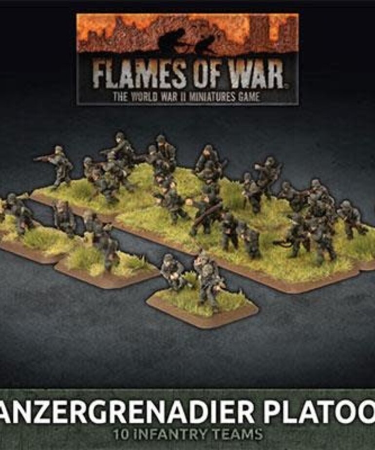 Flames of War Flames of War German Panzergrenadier Platoon