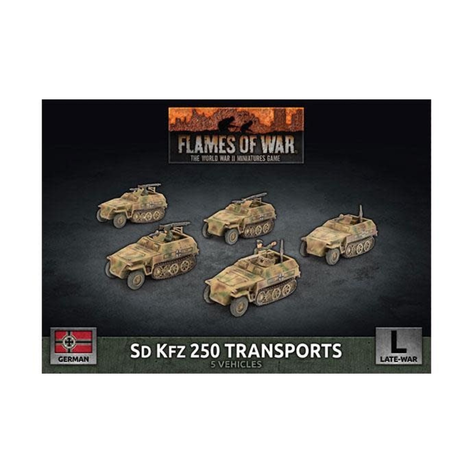 Flames of War Flames of War: German: SD KFZ 250 Transports