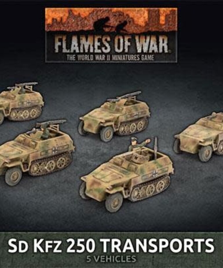 Flames of War Flames of War: German: SD KFZ 250 Transports