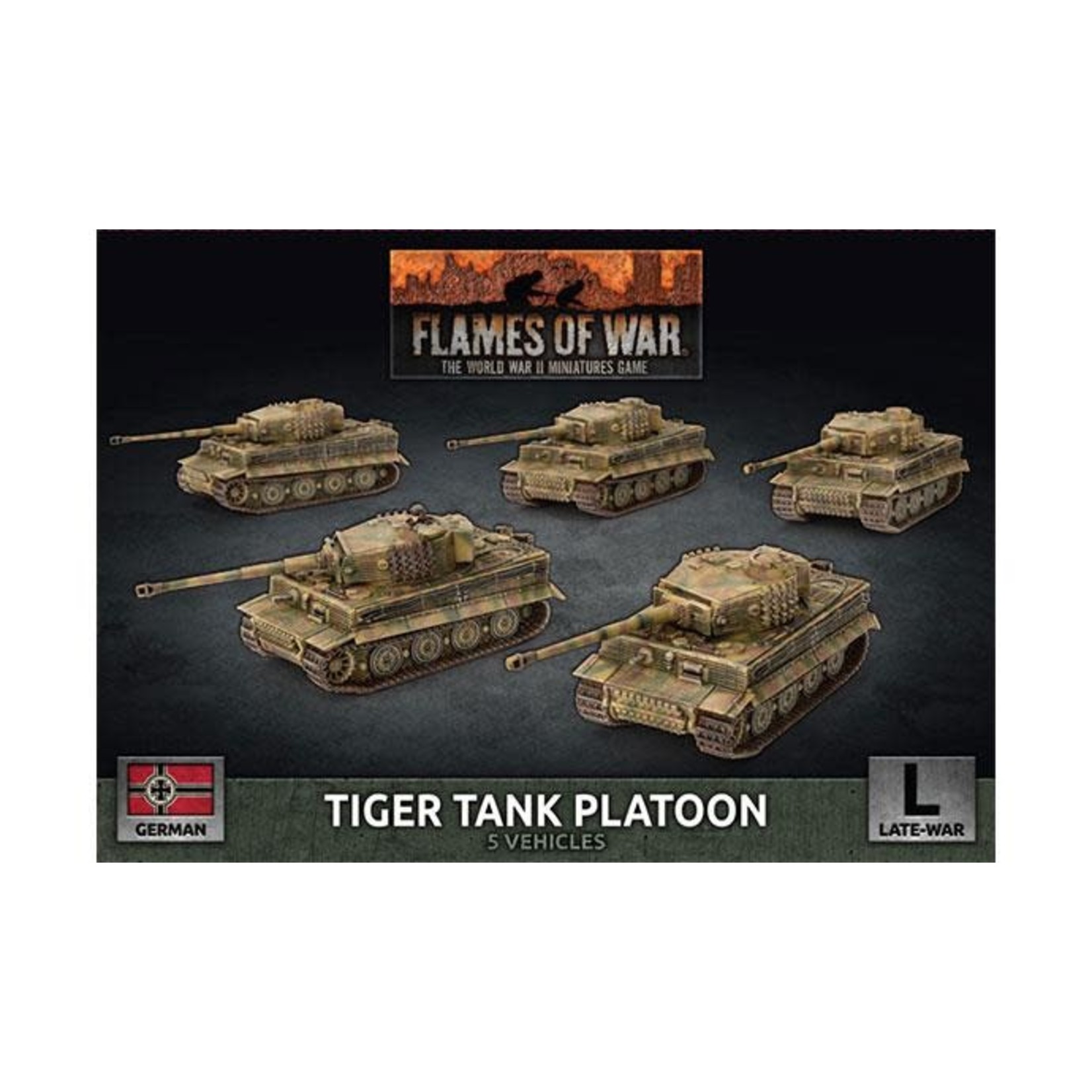 Flames of War Flames of War: German: Tiger Tank Platoon