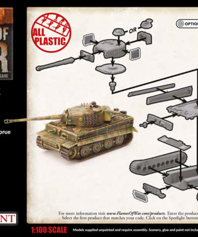 Flames of War Flames of War: German: Tiger Tank Platoon