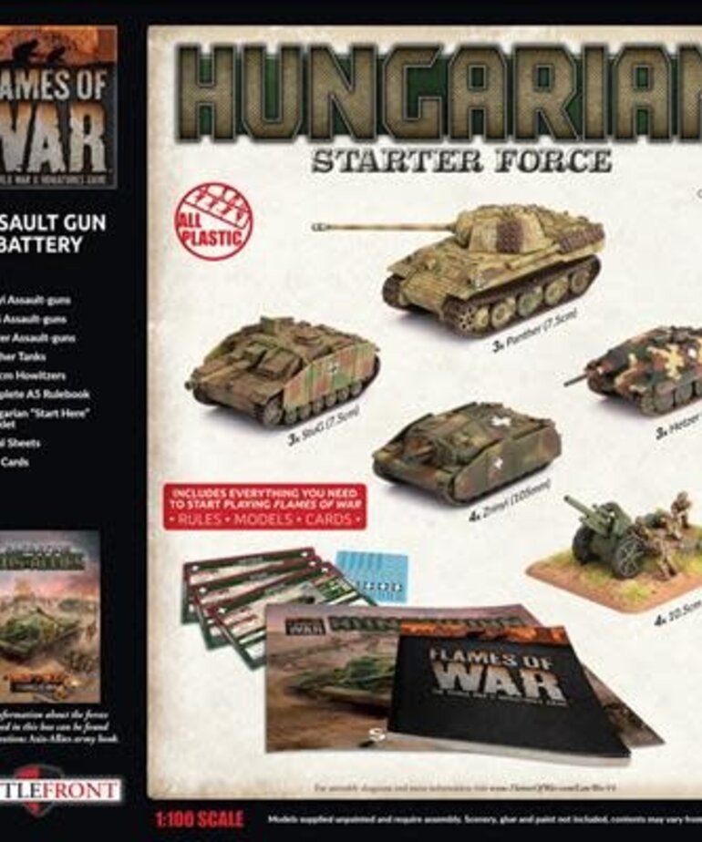Flames of War Flames of War: Hungarian: Assault Gun Battery Box