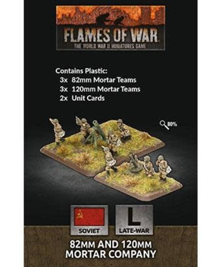 Flames of War Flames of War: Soviet: 82mm and 120mm Mortar Company