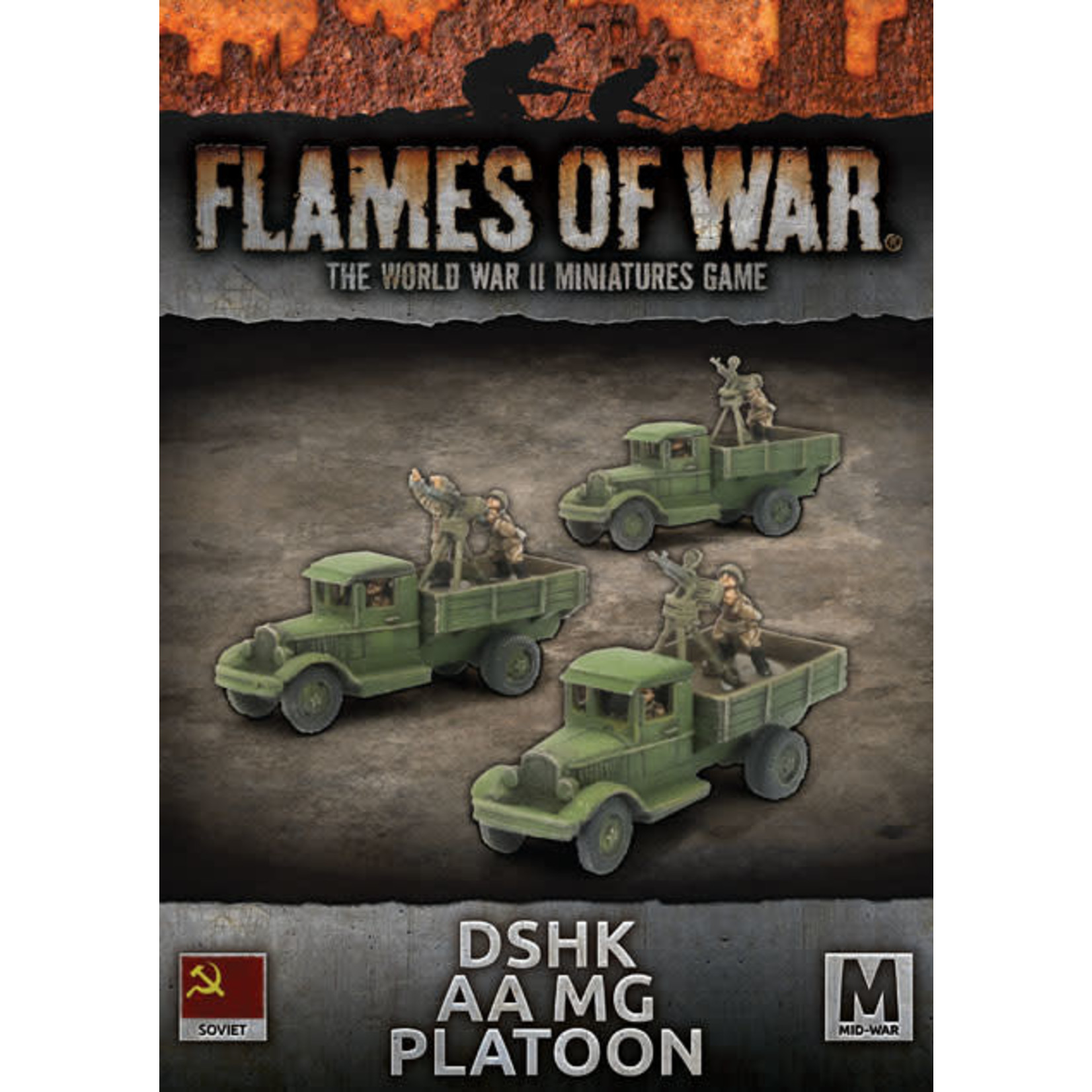 Flames of War Flames of War: Soviet: DSHK AA MG Platoon