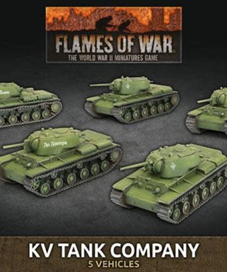 Flames of War Flames of War: Soviet: KV Tank Company
