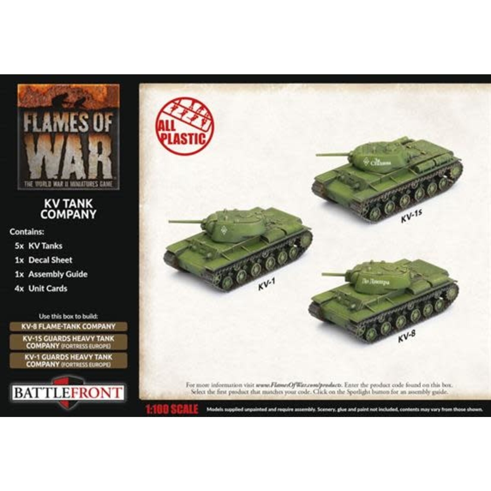 Flames of War Flames of War: Soviet: KV Tank Company