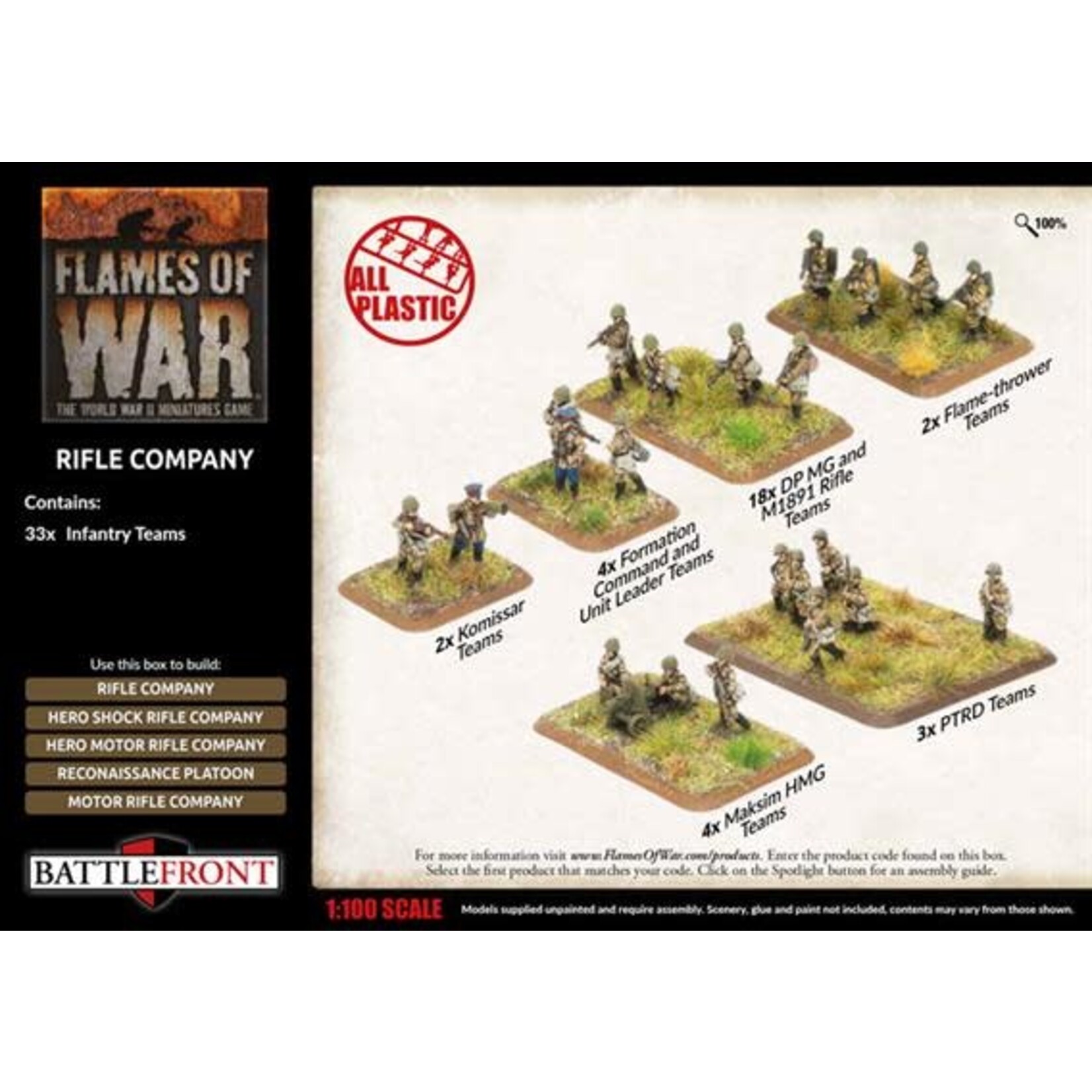 Flames of War Flames of War: Soviet: Rifle Company