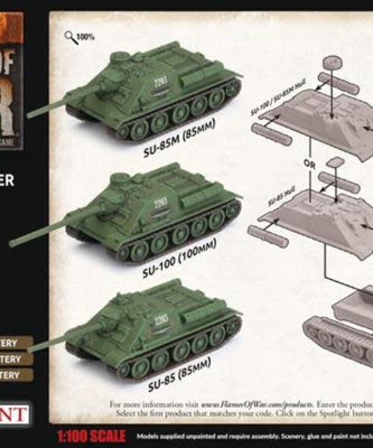 Flames of War Flames of War: Soviet: SU Tank-Killer Battery