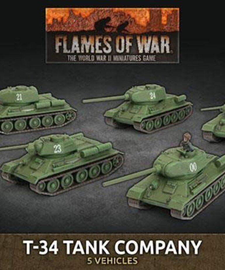 Flames of War Flames of War: Soviet: T-34 Tank Company Late