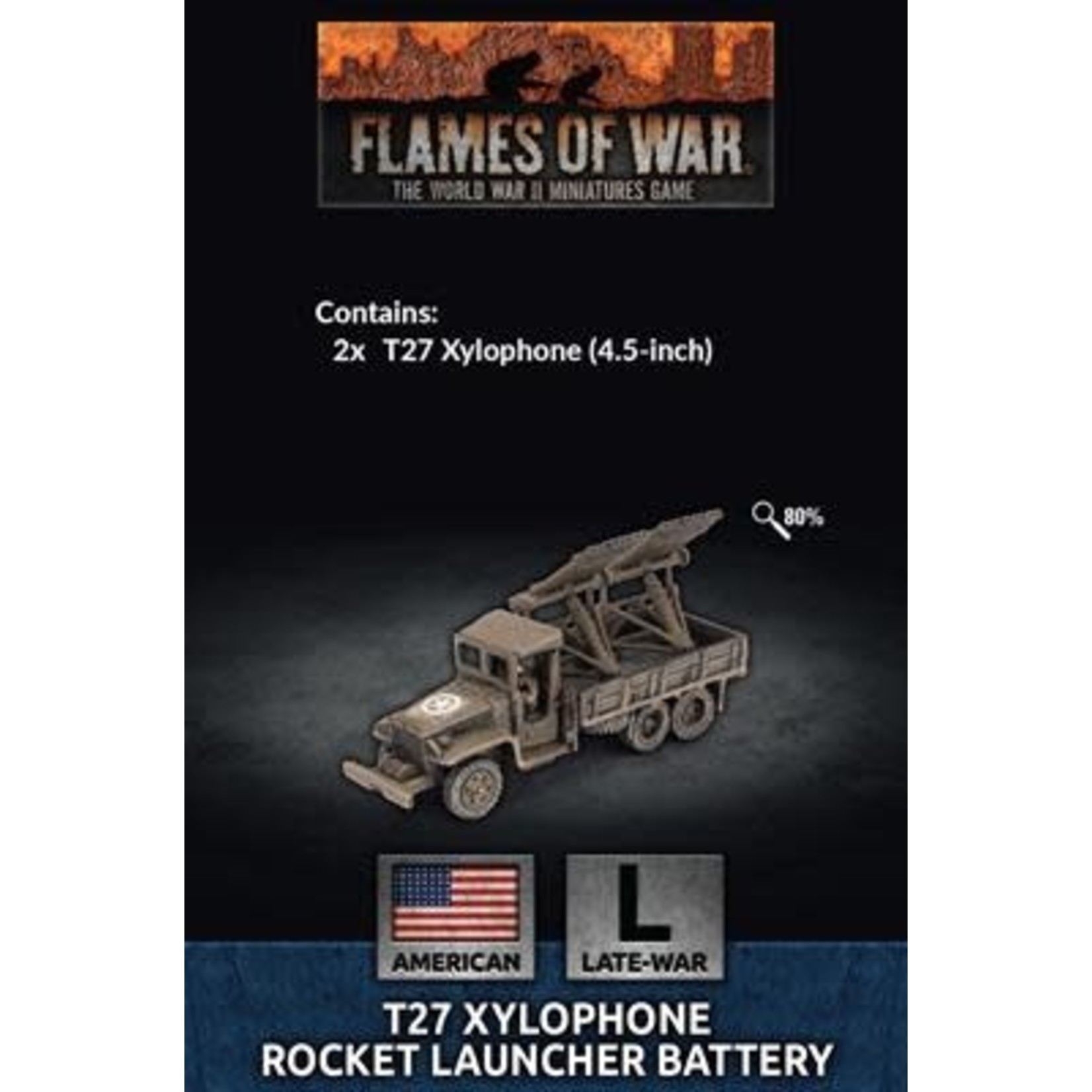 Flames of War Flames of War: American: T27 Xylophone Rocket Launcher Battery