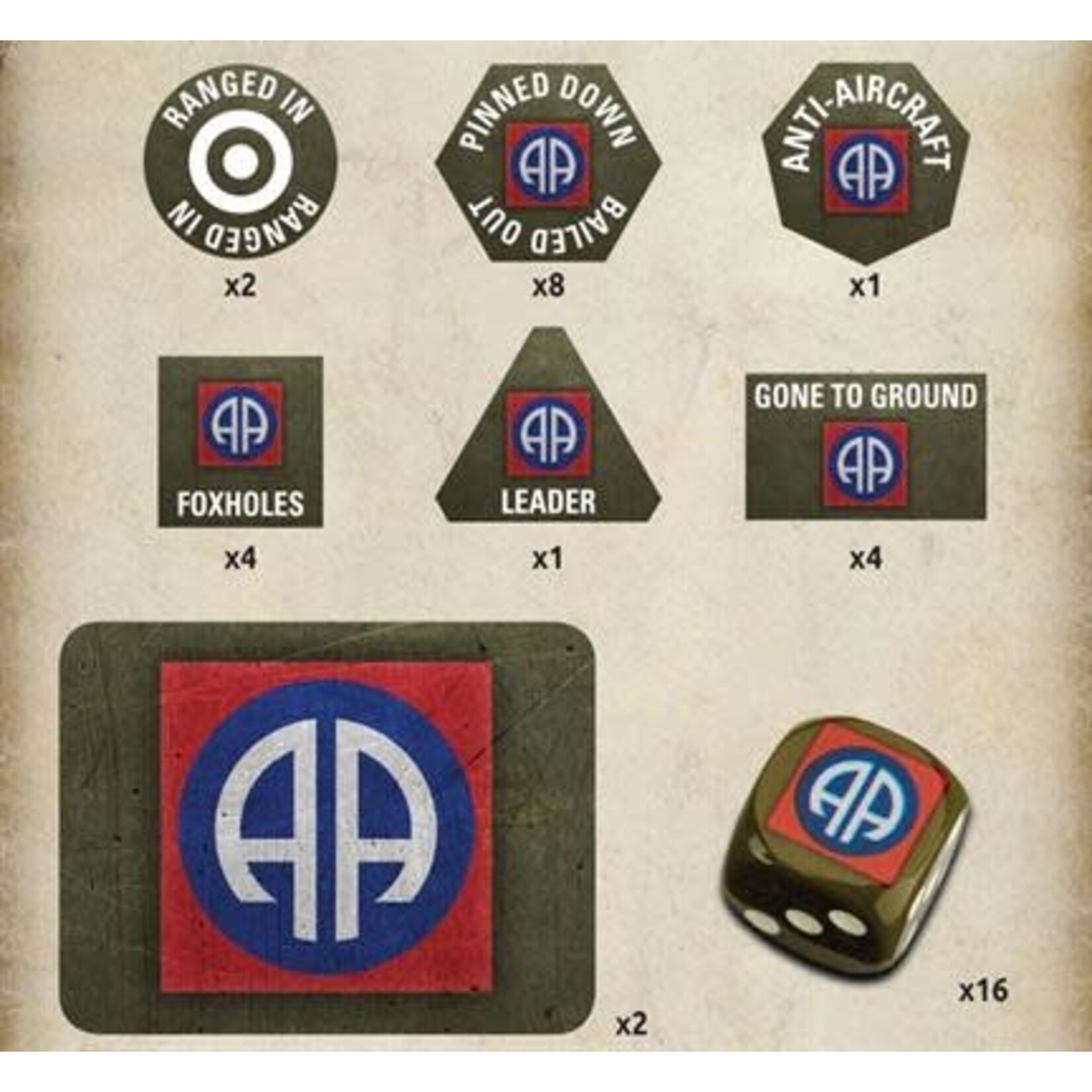 Flames of War Flames of War: Gaming Set Tin: American 82nd Airborne