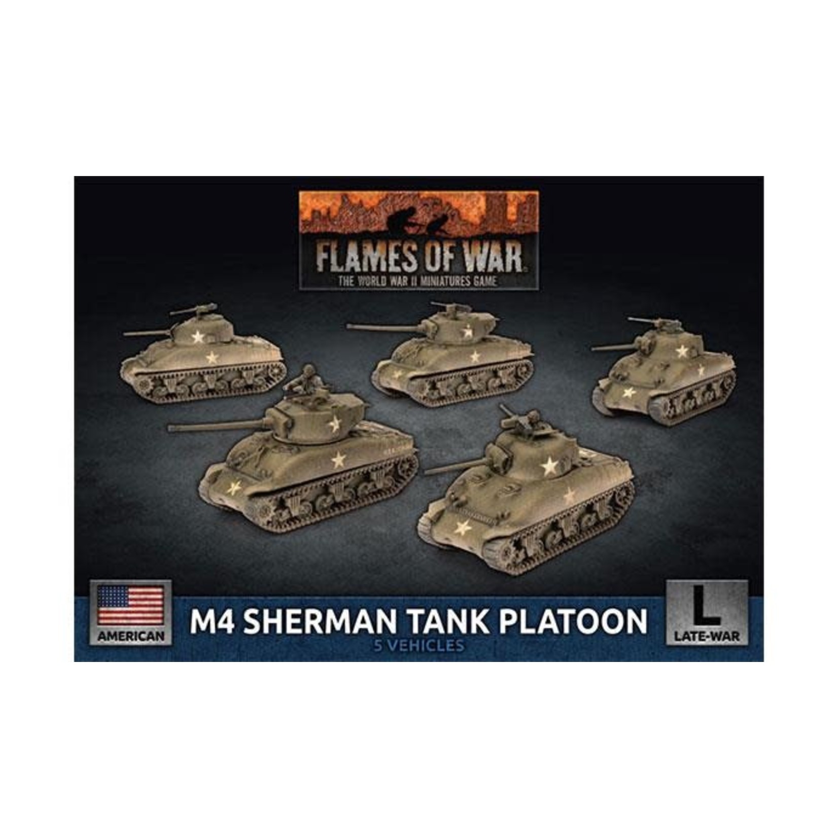 Flames of War Flames of War: American: M4 Sherman Tank Platoon