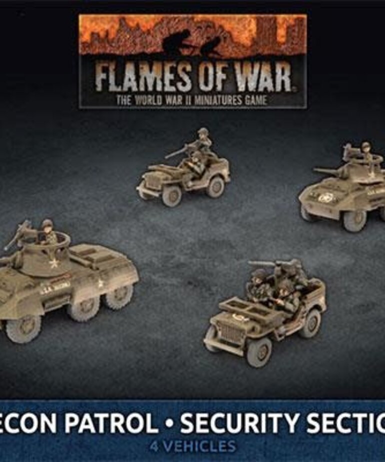 Flames of War Flames of War: American: M8 Cavalry Recon Patrol