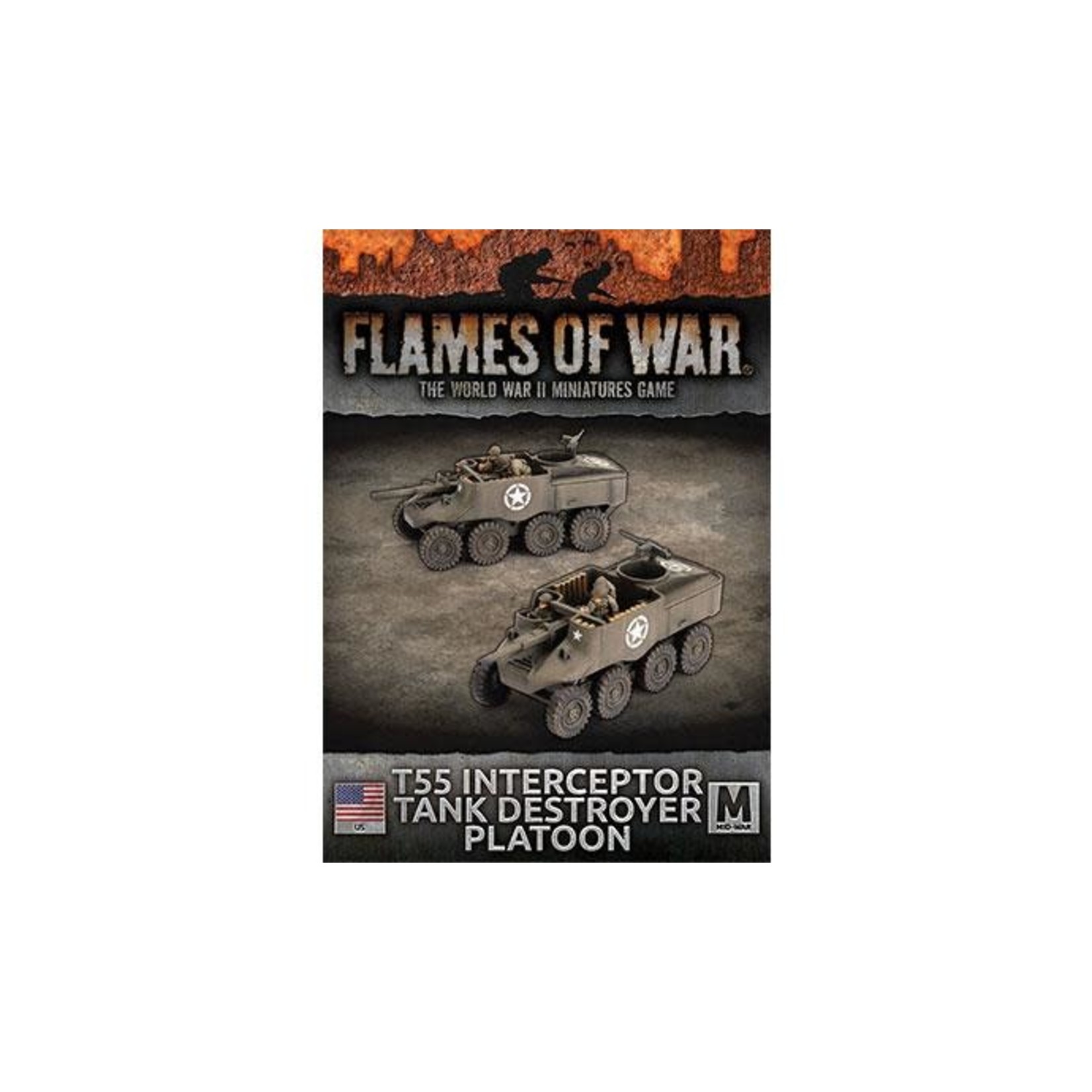 Flames of War Flames of War: American: T55 Interceptor Tank Destroyer Platoon