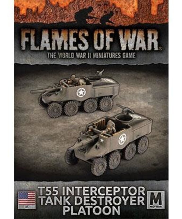 Flames of War Flames of War: American: T55 Interceptor Tank Destroyer Platoon