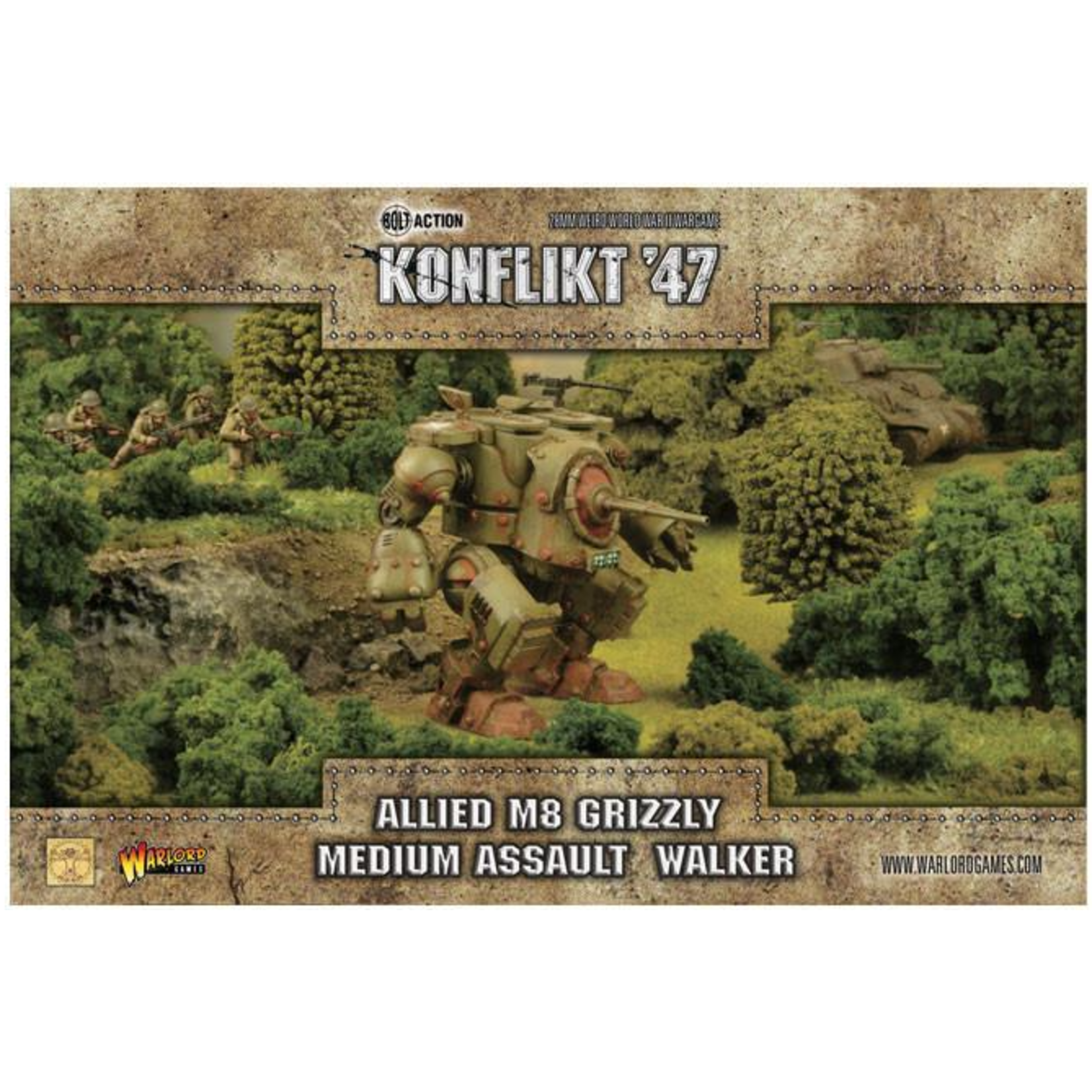 Warlord Games Konflict '47: Allied M8 Grizzly Medium Assault Walker