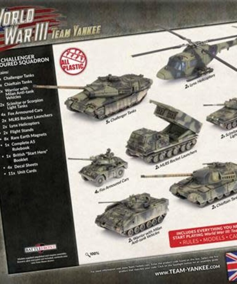 Team Yankee WW3: Team Yankee: British: Starter Force