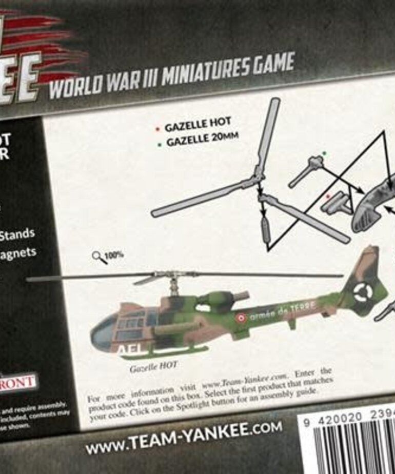 Team Yankee WW3: Team Yankee: French: Gazelle Hot Helicopter Flight