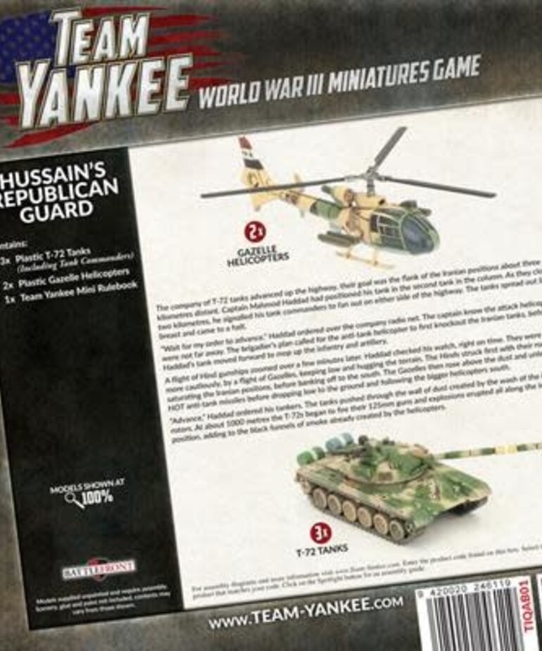 Team Yankee Team Yankee: Iraqi: Hussain's Republican Guard