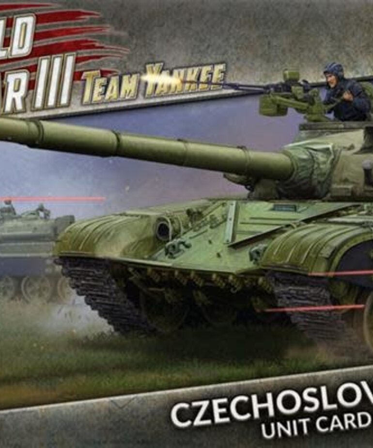 Team Yankee Team Yankee: Czechoslovakian: Unit Cards