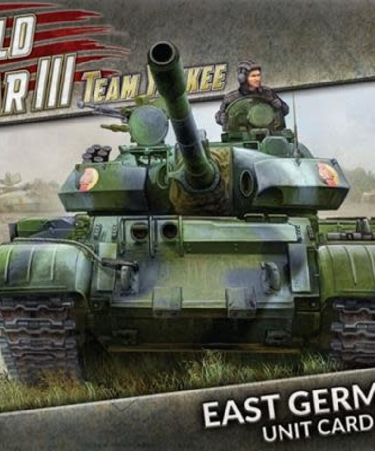 Team Yankee WW3: Team Yankee: East German: Unit Cards